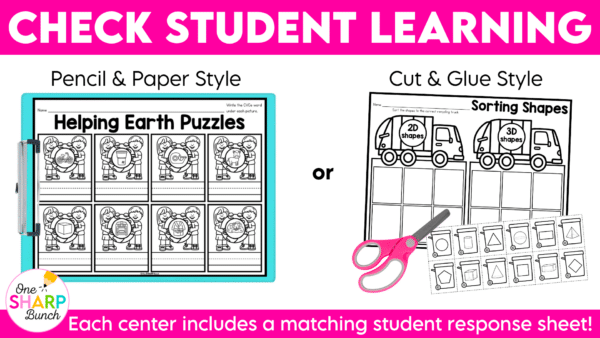 Math & Literacy Earth Day Kindergarten Centers Math & Literacy Earth Day Kindergarten Centers