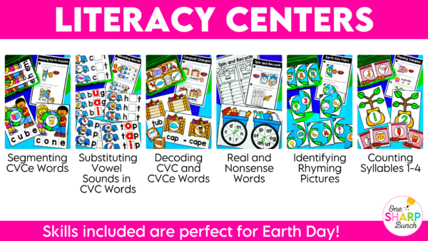 Math & Literacy Earth Day Kindergarten Centers Math & Literacy Earth Day Kindergarten Centers