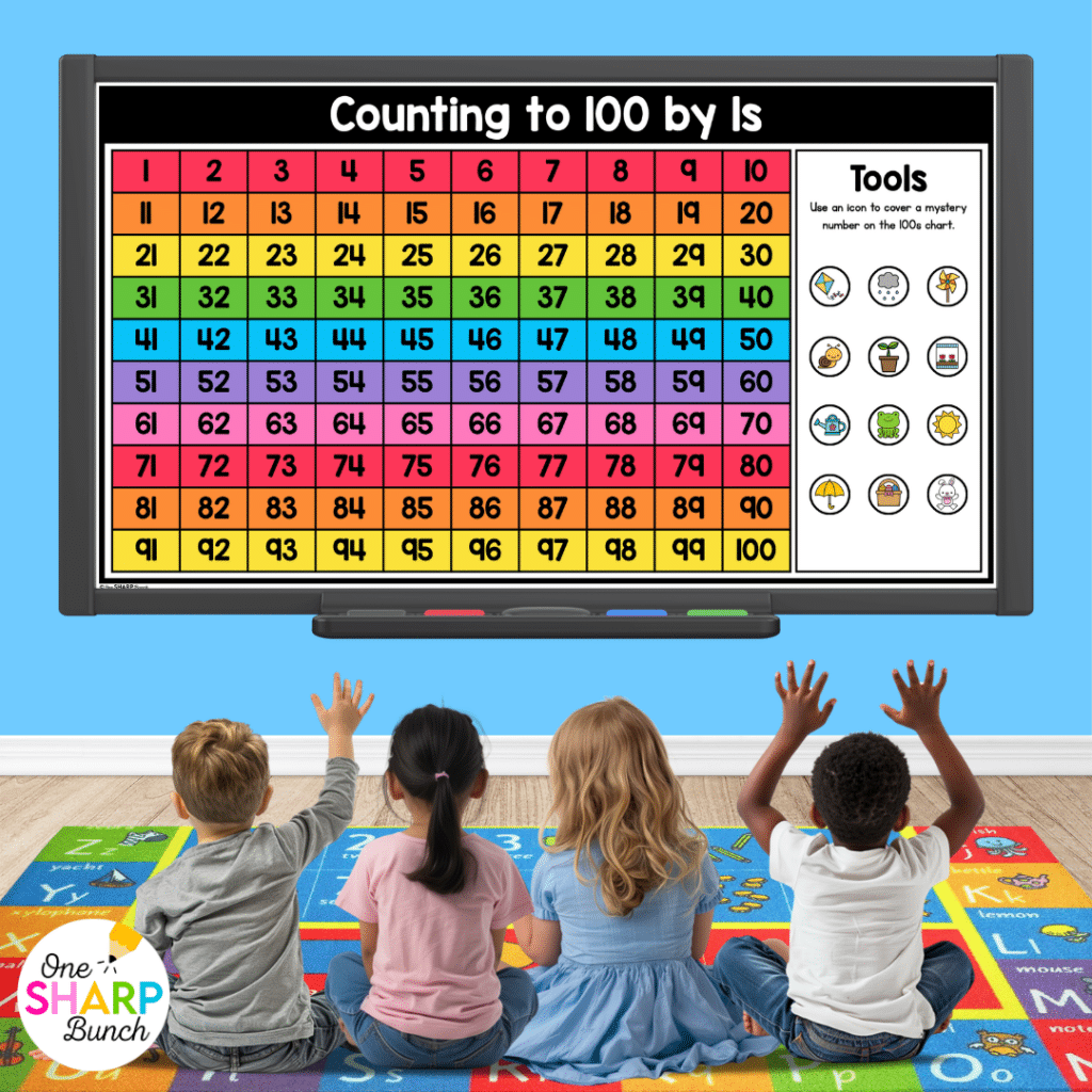 Transform calendar time in your kindergarten classroom with meaningful calendar time activities, simple tips, and engaging morning meeting ideas! After rotating through the daily calendar slides, complete the letter of the day, number of the day, shape of the day, and word of the day orthographic mapping slides. Then, use the built-in math and literacy review slides to build number sense and phonics/phonemic awareness skills during your morning meeting activities.