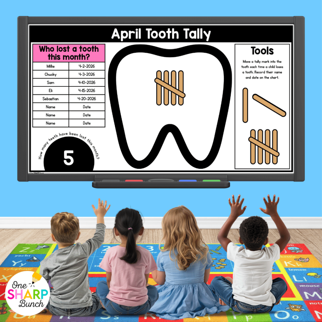 Transform calendar time in your kindergarten classroom with meaningful calendar time activities, simple tips, and engaging morning meeting ideas! After rotating through the daily calendar slides, complete the letter of the day, number of the day, shape of the day, and word of the day orthographic mapping slides. Then, use the built-in math and literacy review slides to build number sense and phonics/phonemic awareness skills during your morning meeting activities.