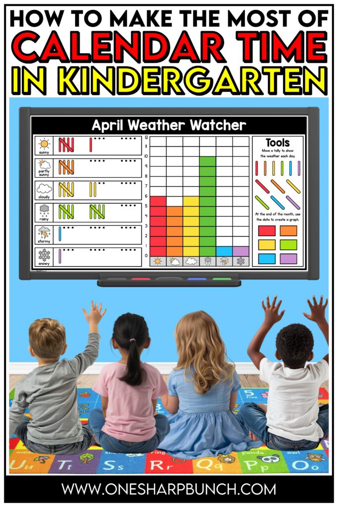 Transform calendar time in your kindergarten classroom with meaningful calendar time activities, simple tips, and engaging morning meeting ideas! After rotating through the daily calendar slides, complete the letter of the day, number of the day, shape of the day, and word of the day orthographic mapping slides. Then, use the built-in math and literacy review slides to build number sense and phonics/phonemic awareness skills during your morning meeting activities.