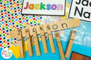 Learn how to create and use name kits with engaging name activities that build name recognition and name writing skills in preschool and kindergarten. These hands-on name practice activities include name tracing worksheets and other fine motor name activities that students can use independently. Perfect back to school activities and easy DIY name activities for early finishers, centers, morning work, or practice all year long!