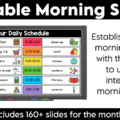 Daily June Calendar Slides Editable Digital Calendar Slides for Morning Meeting
