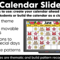 Daily June Calendar Slides Editable Digital Calendar Slides for Morning Meeting