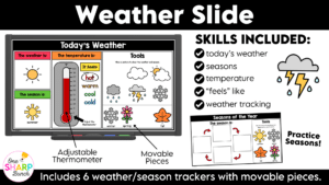 Daily June Calendar Slides Editable Digital Calendar Slides for Morning Meeting
