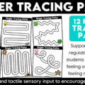 Calm Down Corner Posters and Visuals with Breathing and Calming Strategies