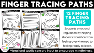 Calm Down Corner Posters and Visuals with Breathing and Calming Strategies