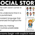 Calm Down Corner Posters and Visuals with Breathing and Calming Strategies