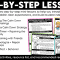 Calm Down Corner Posters and Visuals with Breathing and Calming Strategies