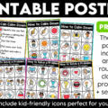 Calm Down Corner Posters and Visuals with Breathing and Calming Strategies