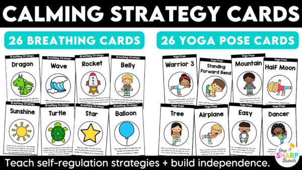 Calm Down Corner Posters and Visuals with Breathing and Calming Strategies Calm Down Corner Posters and Visuals with Breathing and Calming Strategies