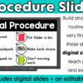 Establish strong routines and procedures from day one with these editable classroom procedures and routines slides! Perfect for back to school and the first week of school, this classroom management resource includes everything you need to explicitly teach classroom rules and expectations, model daily routines, and build student independence. Easily customize the editable slides to match the unique procedures and routines in your classroom!