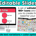 Editable Classroom Procedures, Routines, Rules, and Expectations Slides