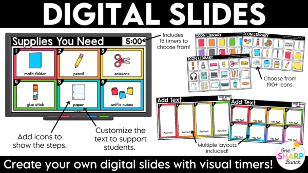 Editable Visual Supplies Visual Supply Cards Digital Slides Instructions Classroom Management Simplify classroom management with these editable visual supply cards and editable visual supply digital slides! Perfect for back to school and beyond, these visual supplies and supply visuals clearly show students exactly what materials they need for any lesson or activity. Designed to support consistent classroom routines and procedures, these visual supply cards reduce repeated questions, help students gather materials independently, and keep transitions and learning activities running smoothly!