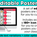 Establish strong routines and procedures from day one with these editable classroom procedures and routines posters! Perfect for back to school and the first week of school, this classroom management resource includes everything you need to explicitly teach classroom rules and expectations, model daily routines, and build student independence. Easily customize the editable posters to match the unique procedures and routines in your classroom!