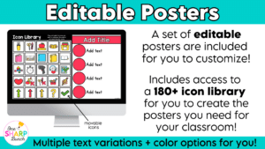 Establish strong routines and procedures from day one with these editable classroom procedures and routines posters! Perfect for back to school and the first week of school, this classroom management resource includes everything you need to explicitly teach classroom rules and expectations, model daily routines, and build student independence. Easily customize the editable posters to match the unique procedures and routines in your classroom!