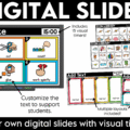 Establish clear classroom visual directions from day one with these printable visual direction cards and visual digital slides! Perfect for back to school and beyond, this classroom management resource helps you reinforce classroom routines, reduce repeated verbal directions, and clearly communicate expectations. With consistent visual cues for everyday tasks and activities, students always know what to do next, helping them build independence and stay engaged throughout the school day!