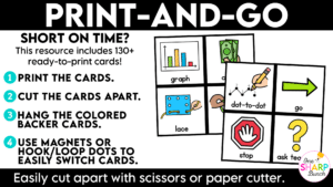 Establish clear classroom visual directions from day one with these printable visual direction cards and visual digital slides! Perfect for back to school and beyond, this classroom management resource helps you reinforce classroom routines, reduce repeated verbal directions, and clearly communicate expectations. With consistent visual cues for everyday tasks and activities, students always know what to do next, helping them build independence and stay engaged throughout the school day!