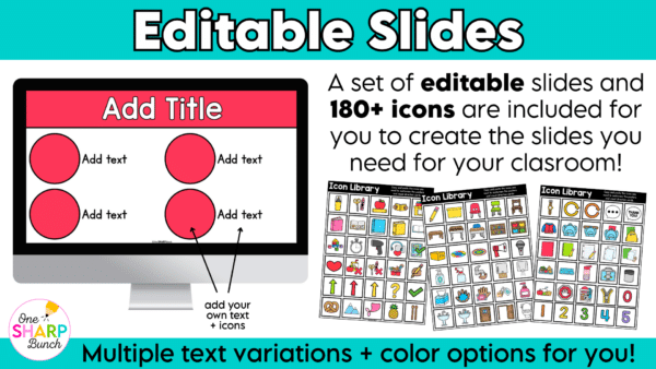 Editable Classroom Procedures, Routines, Rules, and Expectations Slides Establish strong routines and procedures from day one with these editable classroom procedures and routines slides! Perfect for back to school and the first week of school, this classroom management resource includes everything you need to explicitly teach classroom rules and expectations, model daily routines, and build student independence. Easily customize the editable slides to match the unique procedures and routines in your classroom!