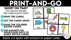Establish clear classroom visual directions from day one with these printable visual direction cards and visual digital slides! Perfect for back to school and beyond, this classroom management resource helps you reinforce classroom routines, reduce repeated verbal directions, and clearly communicate expectations. With consistent visual cues for everyday tasks and activities, students always know what to do next, helping them build independence and stay engaged throughout the school day!