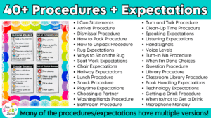 Establish strong routines and procedures from day one with these editable classroom procedures and routines posters! Perfect for back to school and the first week of school, this classroom management resource includes everything you need to explicitly teach classroom rules and expectations, model daily routines, and build student independence. Easily customize the editable posters to match the unique procedures and routines in your classroom!