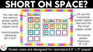 Simplify classroom management with these editable visual supply cards and editable visual supply digital slides! Perfect for back to school and beyond, these visual supplies and supply visuals clearly show students exactly what materials they need for any lesson or activity. Designed to support consistent classroom routines and procedures, these visual supply cards reduce repeated questions, help students gather materials independently, and keep transitions and learning activities running smoothly!