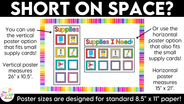 Editable Visual Supplies Visual Supply Cards Digital Slides Instructions Classroom Management Simplify classroom management with these editable visual supply cards and editable visual supply digital slides! Perfect for back to school and beyond, these visual supplies and supply visuals clearly show students exactly what materials they need for any lesson or activity. Designed to support consistent classroom routines and procedures, these visual supply cards reduce repeated questions, help students gather materials independently, and keep transitions and learning activities running smoothly!