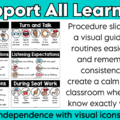 Establish strong routines and procedures from day one with these editable classroom procedures and routines slides! Perfect for back to school and the first week of school, this classroom management resource includes everything you need to explicitly teach classroom rules and expectations, model daily routines, and build student independence. Easily customize the editable slides to match the unique procedures and routines in your classroom!