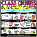 Celebrate student success while building classroom community with these fun and engaging class cheers! Perfect for back to school and the first week of school, these printable classroom cheers make it easy to recognize effort, celebrate accomplishments with meaningful shout outs, and create a positive classroom culture where every student feels valued!