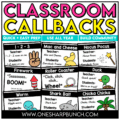 Capture students' attention in seconds with these engaging call and response classroom callbacks! Perfect for back to school and the first week of school, these fun class callbacks, attention getters, and attention grabbers help with building community while teaching routines and procedures that create a calm, focused, and well-managed classroom!