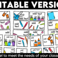 Editable Classroom Supply Labels for Back to School Classroom Organization
