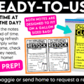 Make sending home and keeping track of extra clothes simple with these editable change of clothes notes! This resource includes an extra clothes note and label that are perfect for Open House, Meet the Teacher, Back to School Night, or the first week of school, plus a convenient restock note to use throughout the school year when students need fresh clothing items!