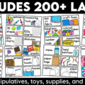 Editable Classroom Supply Labels for Back to School Classroom Organization