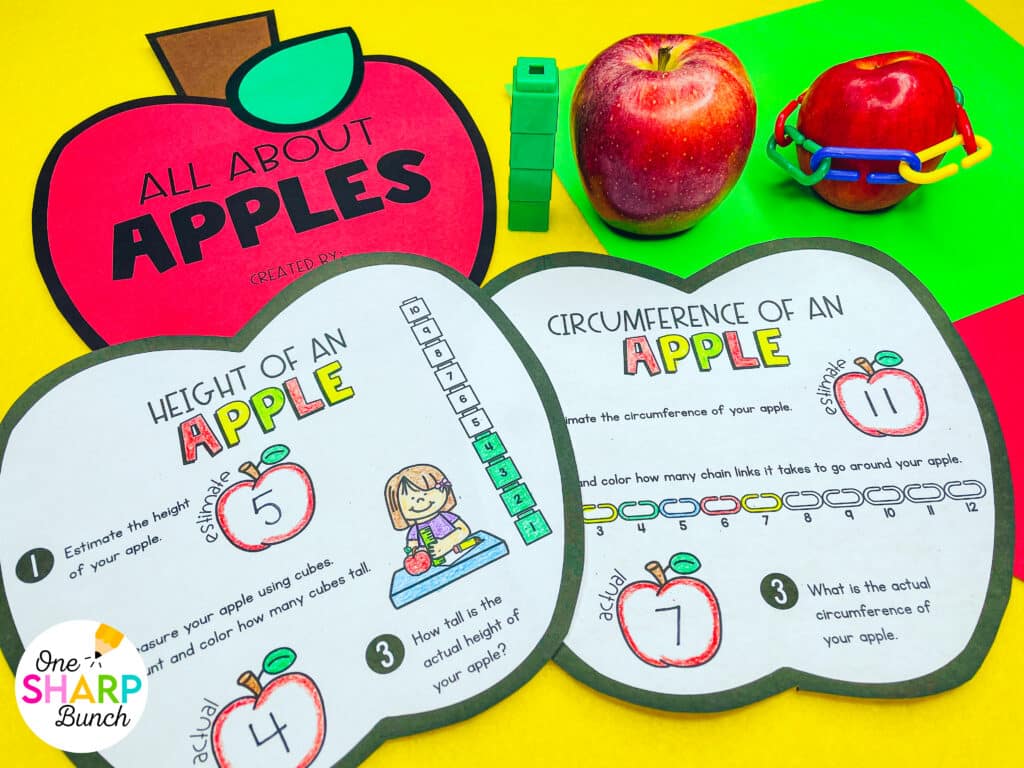 ​​Bring apple week to life with these fun and easy apple crafts for kids! Perfect for preschool and kindergarten, these apple activities teach the apple life cycle, parts of an apple, and seasons of an apple tree! Students complete an apple investigation as the measure the height of an apple, seeds of an apple, and colors of an apple. These apple crafts integrate science, math, and literacy, making them a great addition to your fall lesson plans. Explore the apple crafts and apple activities for kids here!