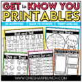 Build classroom community from the first day of school with 20+ printable getting to know you activities! Perfect for back to school activities, the first week of school, classroom community building, get to know you, and all about me lessons, this collection of engaging, ready-to-use printables helps students learn about one another while practicing oral language, listening, drawing, graphing, and cooperative learning skills. The beginning of the school year is busy enough, so these print-and-go activities make it easy to build relationships and create meaningful classroom connections from day one!