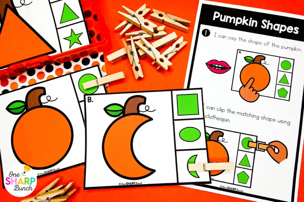 Add seasonal fun to your classroom with these pumpkin centers for kindergarten! These hands-on pumpkin activities for kids and pumpkin-themed centers make practicing important math and literacy skills engaging. Perfect for fall centers for kindergarten and fall kindergarten centers, they can also be used for morning tubs, fast finishers, and early finishers for meaningful, independent practice all fall long!