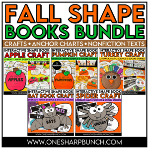 All About Apples Pumpkins Bats Spiders & Turkeys Fall Crafts & Activities Bundle