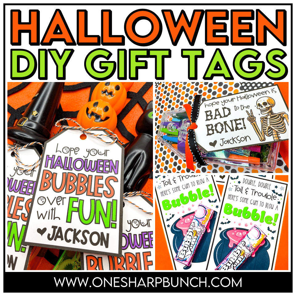 Halloween Gift Tags for Students