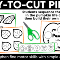 Learn all about the pumpkin life cycle with this simple life cycle of a pumpkin craft! This hands-on pumpkin activity is perfect for preschool, pre-k, and kindergarten students learning about pumpkins during the fall season.