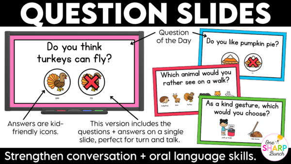 November Question of the Day Morning Meeting Slides for Classroom Community November Question of the Day Morning Meeting Slides for Classroom Community