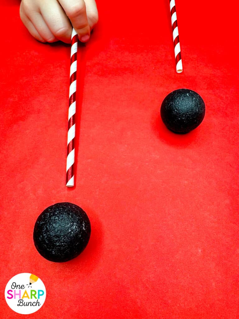 Throw an unforgettable classroom holiday party with these simple and inexpensive DIY Christmas party games for kids! These classroom winter party games include a snowman toss, snowman bowling, and jingle bell drop. All are great for strengthening fine motor skills while celebrating before winter break. Learn more about incorporating these classroom Christmas games for kids and Christmas activities into your classroom Christmas party stations!